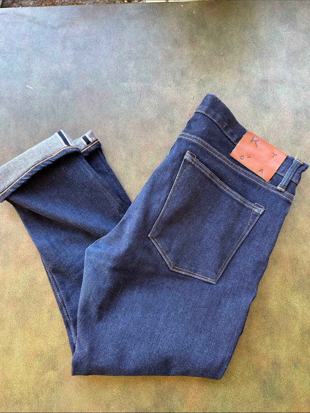 Hiroshi Kato The Needle Jeans 32 NWT 4-Way Stretch Selvedge Made USA